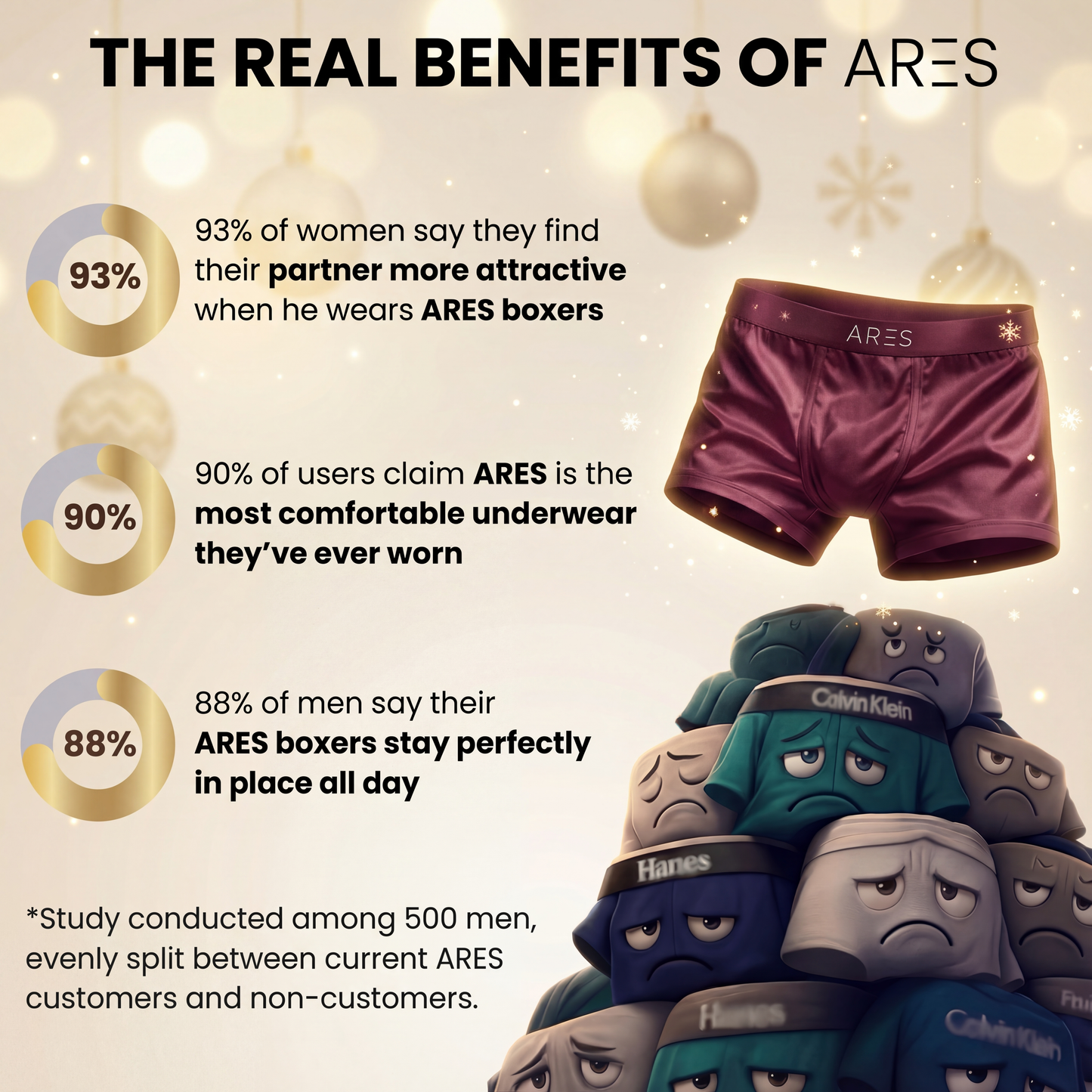 سراويل بوكسر حرير فاخرة | راحة طوال اليوم لون خمري (جديد)